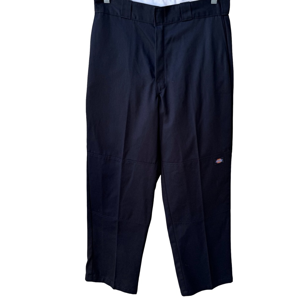 Dickies 85283 Double Knee Loose Fit Workwear Streetwear Pants Mens Black 32x32